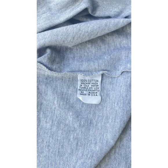 Super Muse Women’s Heather Gray Cotton Turndown For What Tank Size S - Picture 5 of 15